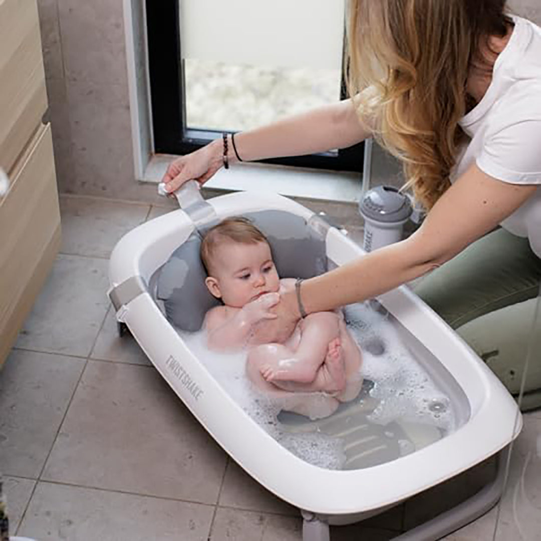 Twistshake Bathtub & Cushion – Pastel Grey