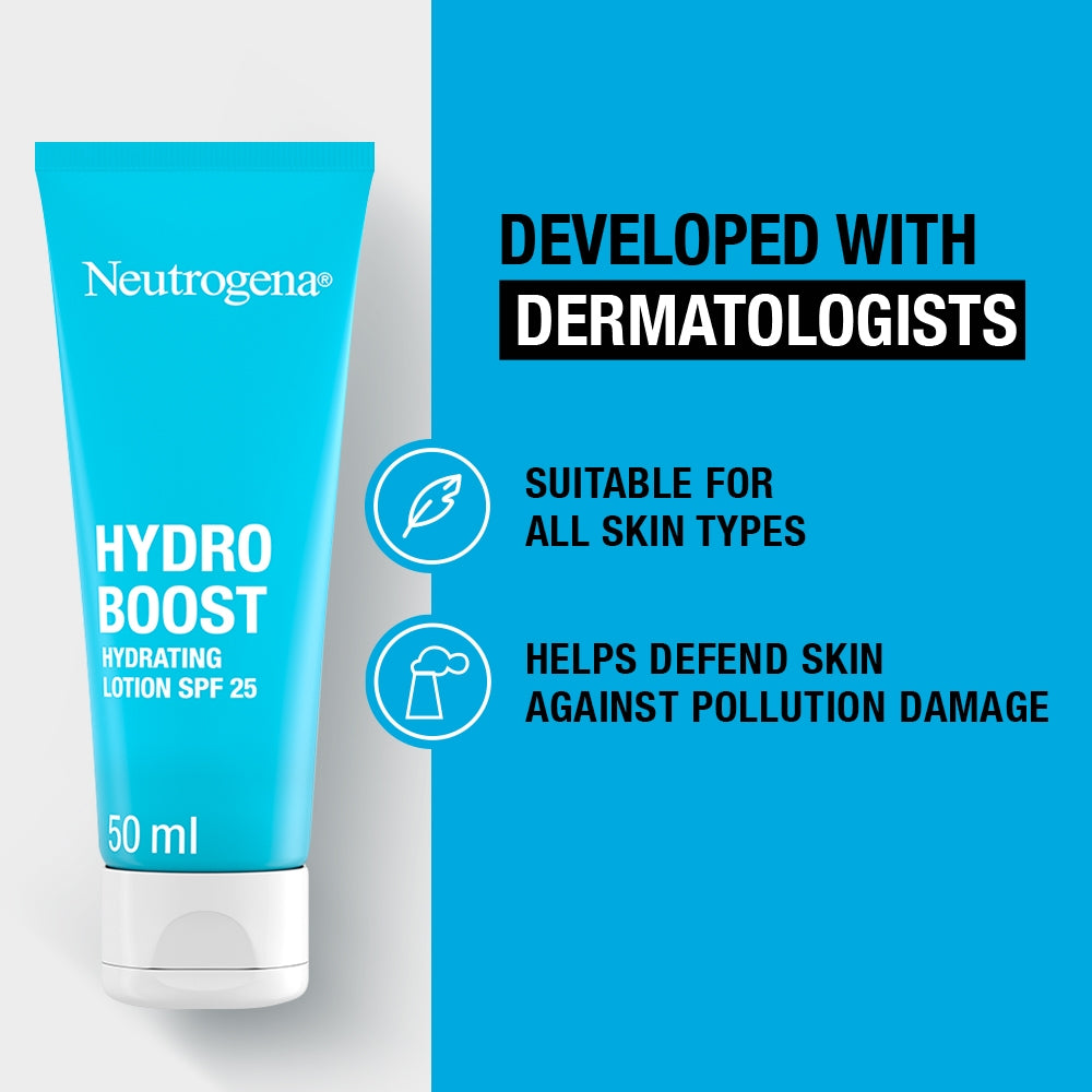 Neutrogena Hydro Boost City Shield Hydration Lotion SPF 25, 50ml