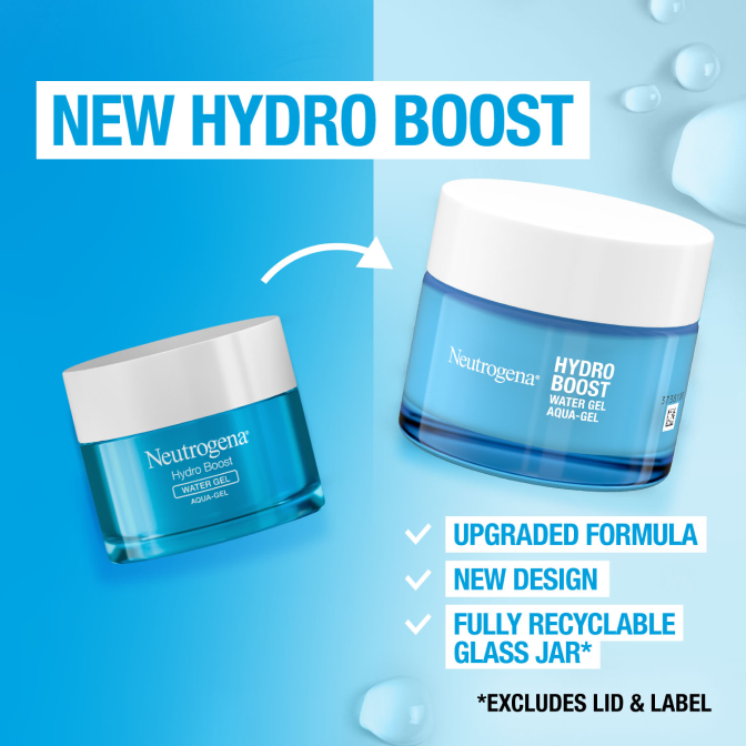 Neutrogena Hydro Boost Water Gel Moisturizer with Hyaluronic Acid & Trehalose, 50 ml