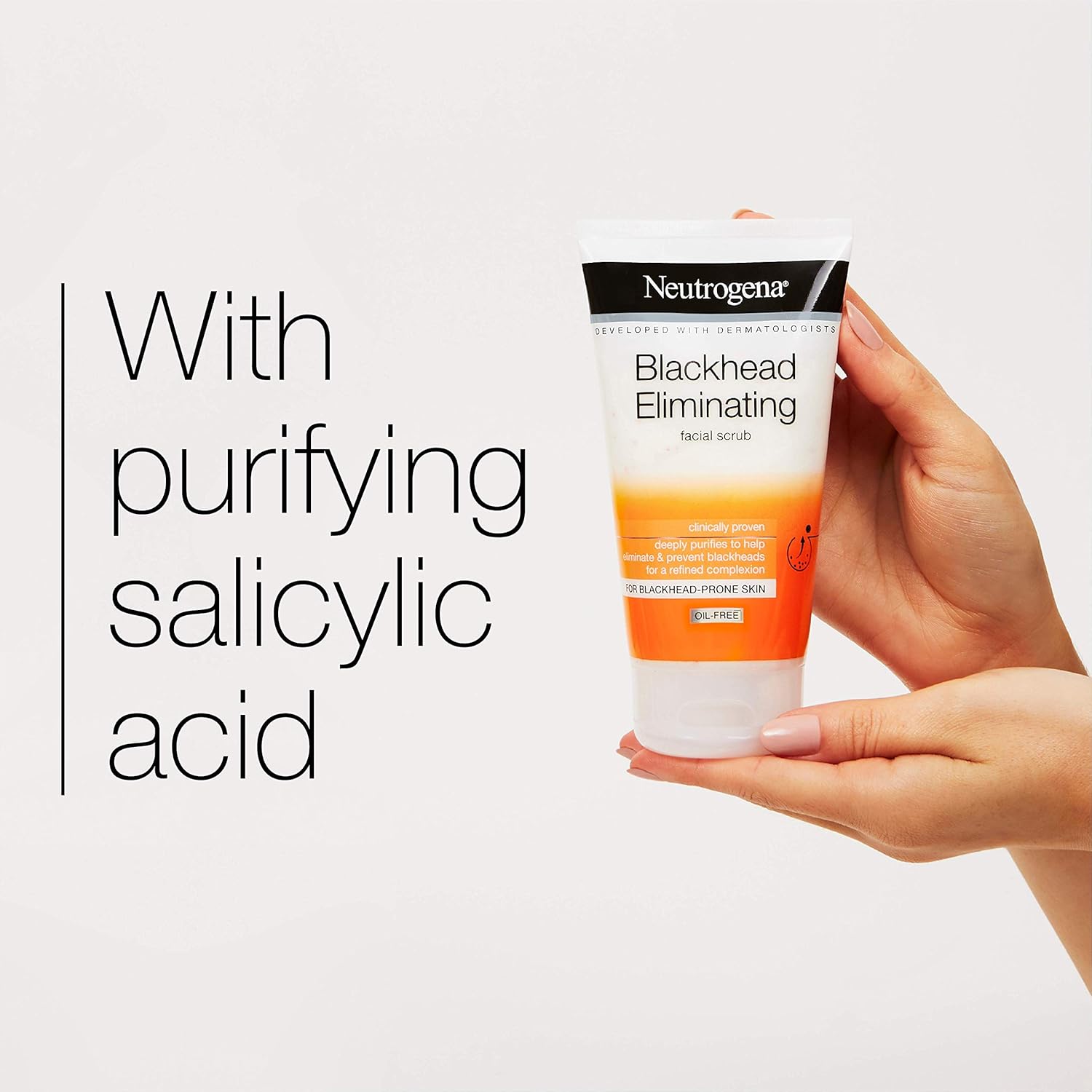 Neutrogena Blackhead Eliminating Facial Scrub, 150 ml