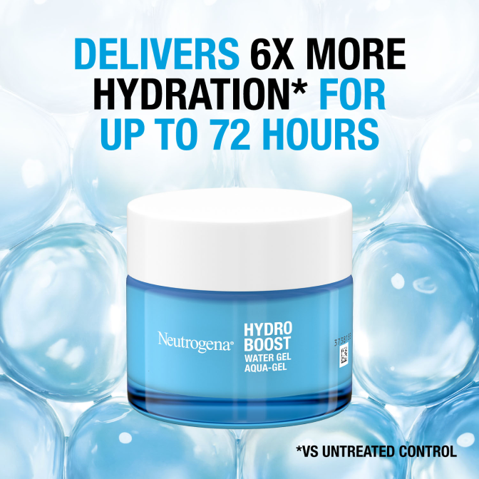 Neutrogena Hydro Boost Water Gel Moisturizer with Hyaluronic Acid & Trehalose, 50 ml