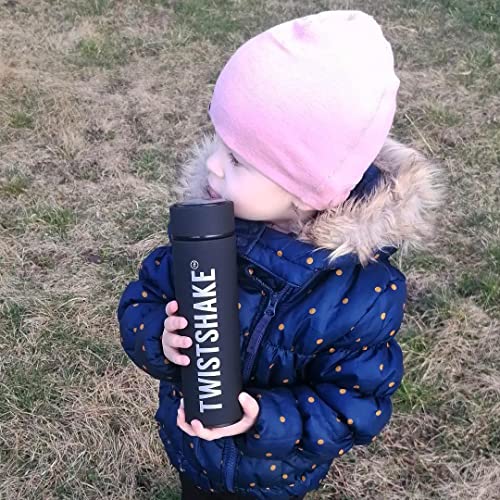 Twistshake Hot or Cold Bottle – Black 420ml