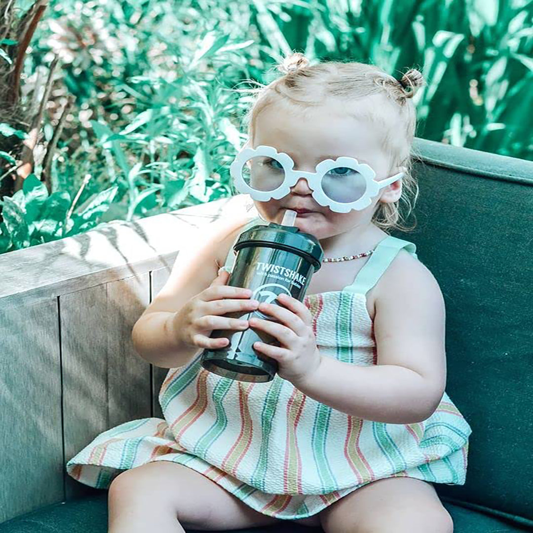 Twistshake Straw Cup 360ml 6+m Black