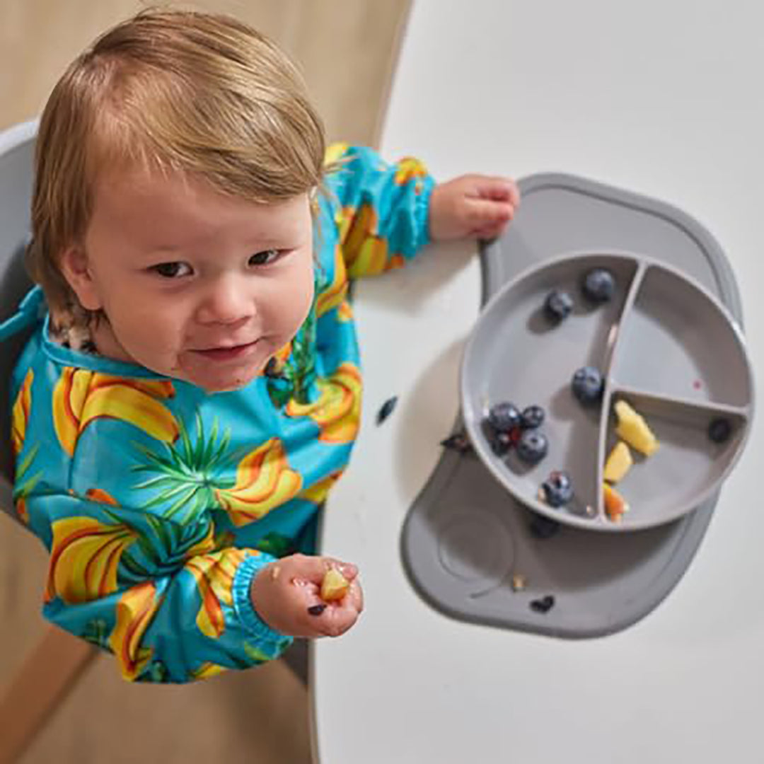 Twistshake Divided Plate – 6+ Months – Pastel Grey