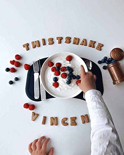 Twistshake Learn Cutlery – Stainless Steel – 12+ Months – White