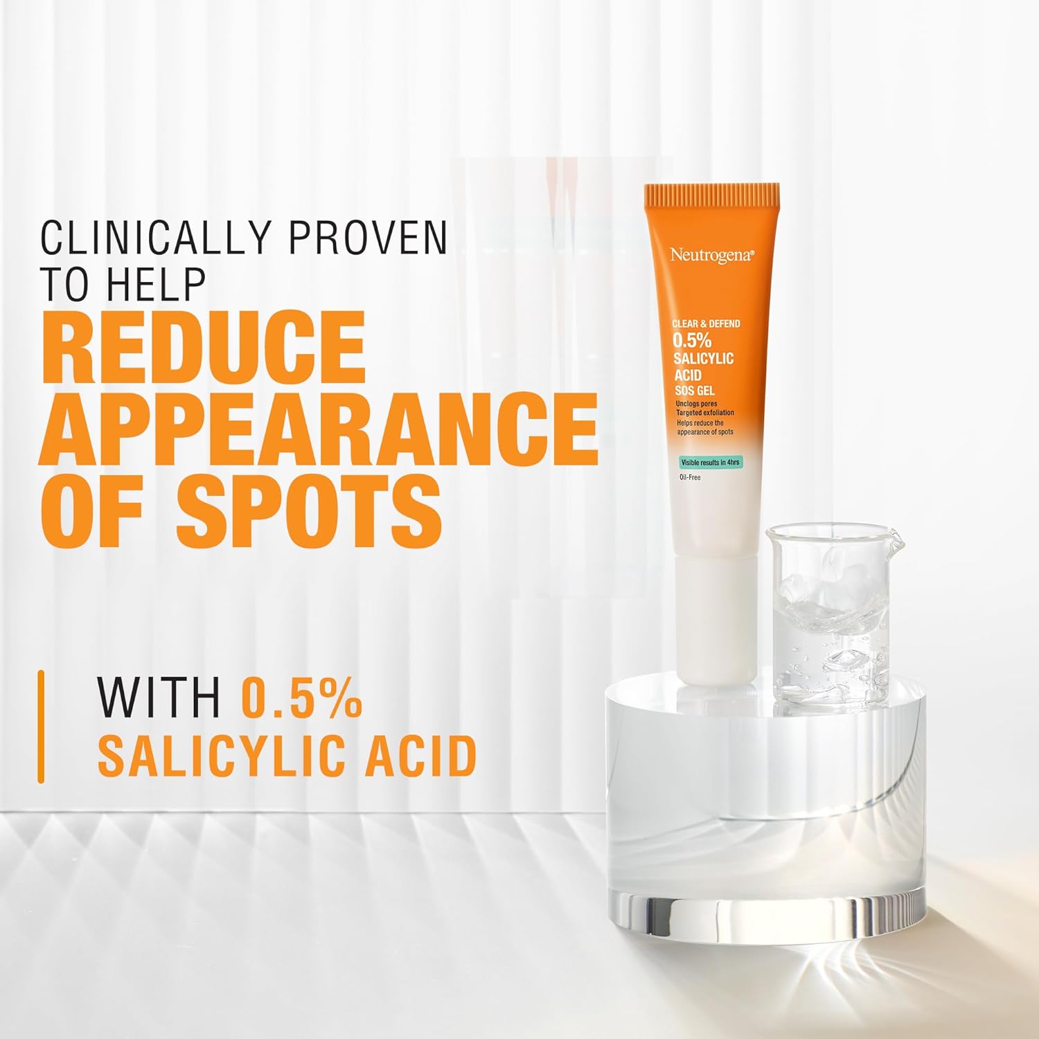 Neutrogena Clear & Defend SOS Gel, 15ml (0.5% Salicylic Acid)