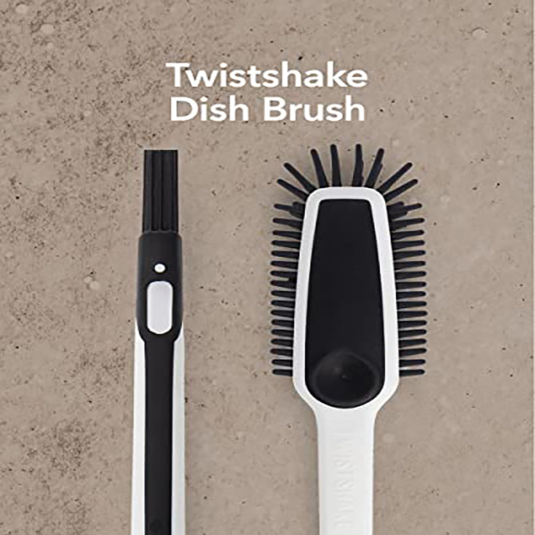 Twistshake Bottle Dishbrush – Black White