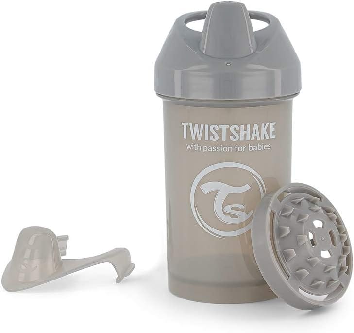 Twistshake Crawler Cup 300ml 8+m Pastel Grey