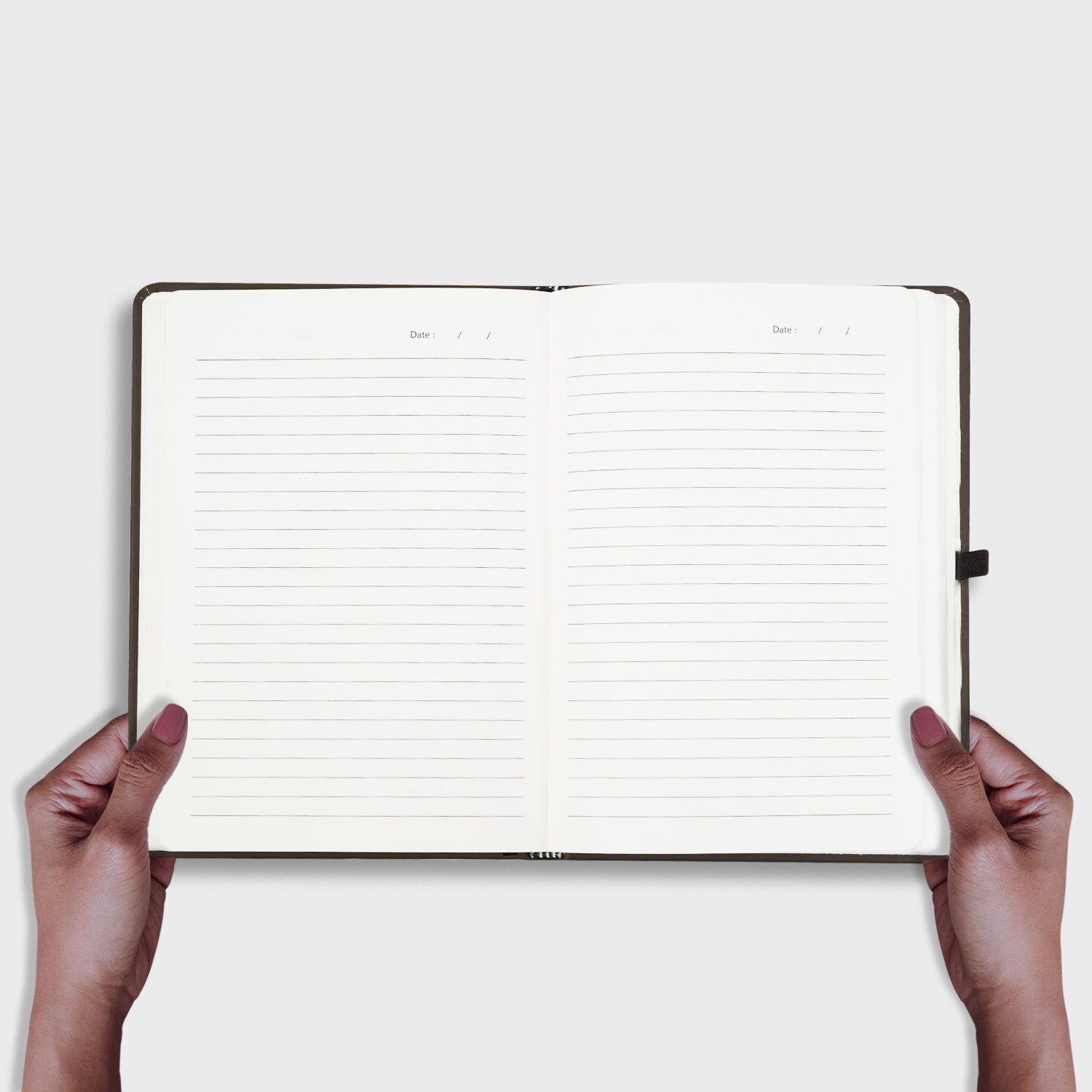 Wilson A5 Journal Notebooks, 160 Pages, Dark Brown, Pack of 2