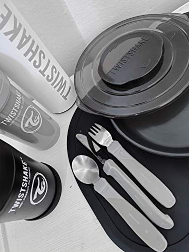 Twistshake Learn Cutlery – Stainless Steel – 12+ Months – White