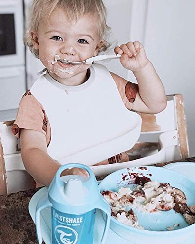 Twistshake Learn Cutlery – Stainless Steel – 12+ Months – White