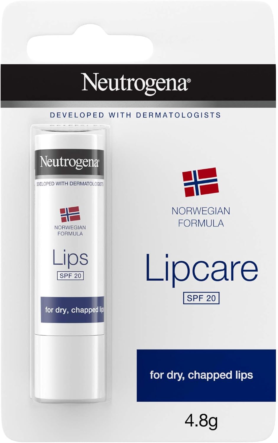 Neutrogena Norwegian Formula SPF 20 Lip Balm, 4.8 g