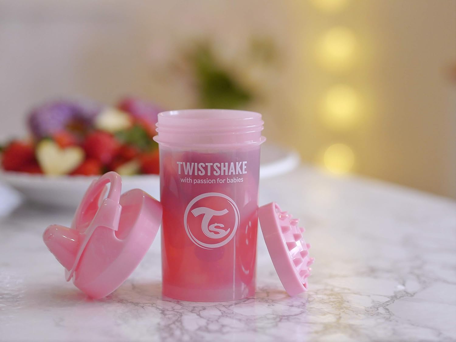 Twistshake Crawler Cup 300ml 8+m Pastel Pink