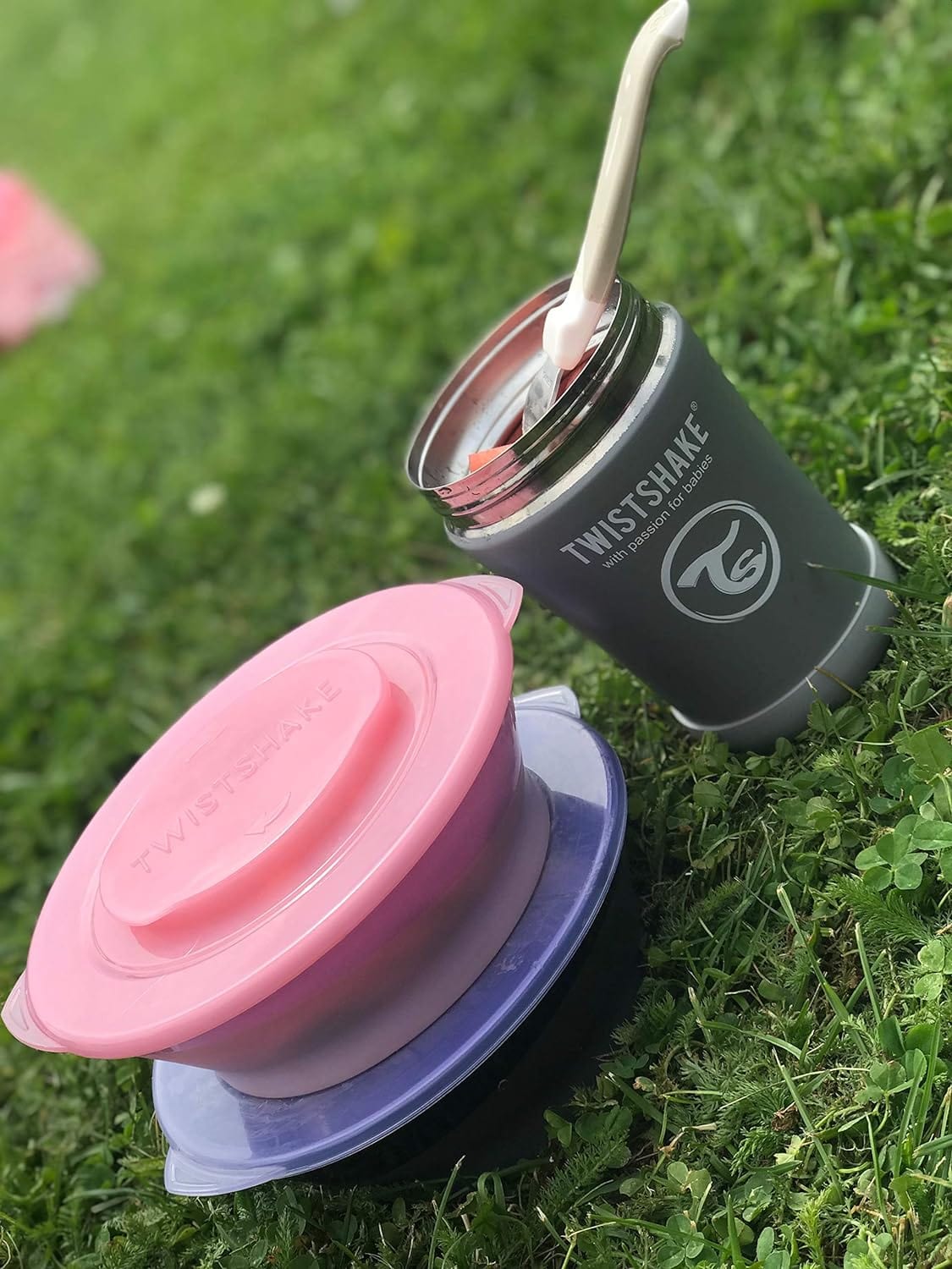 Twistshake Bowl – 6+ Months – Pastel Pink