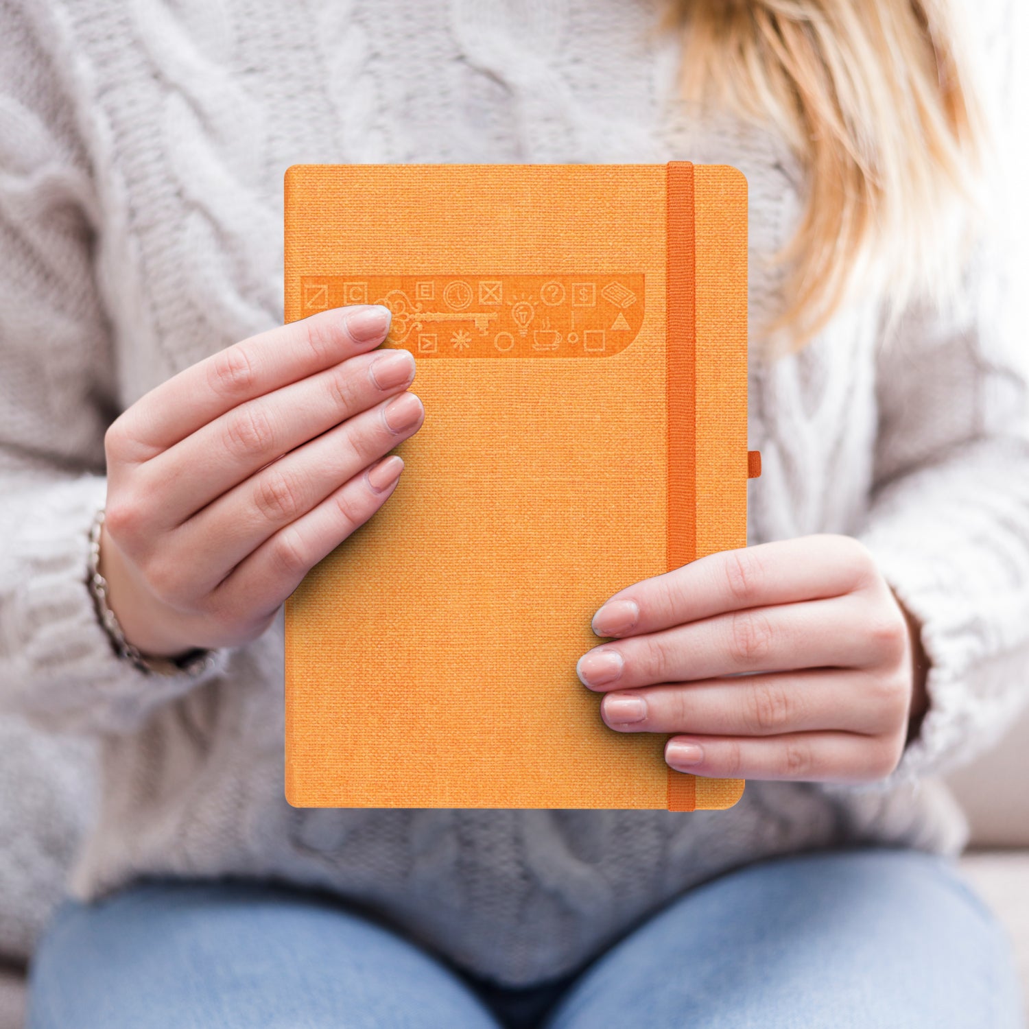 A5 Signature Marvel Bullet Dotted Grid Journal Notebook (Orange)