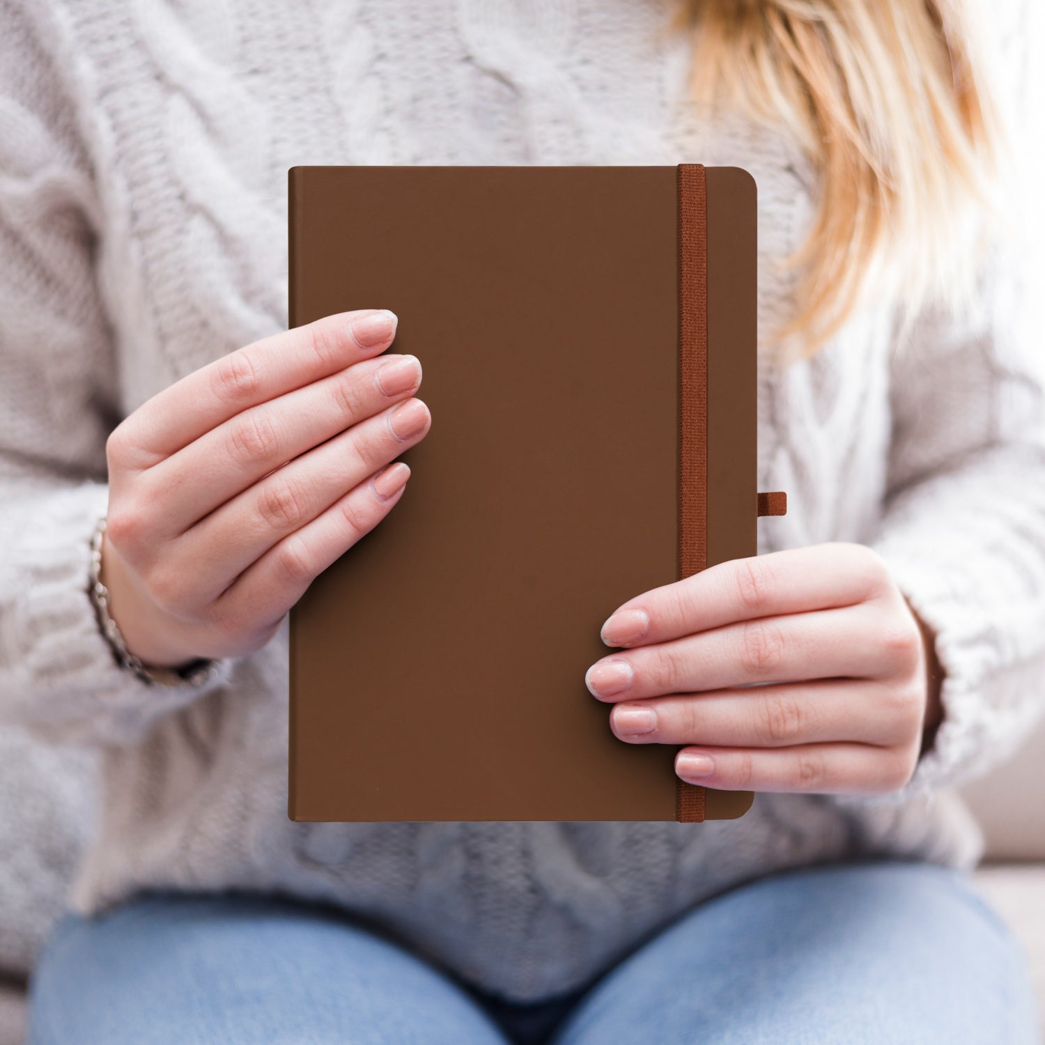 A5 Maestro Journal Notebook – Ruled Paper, 160 Pages (Dark Brown)