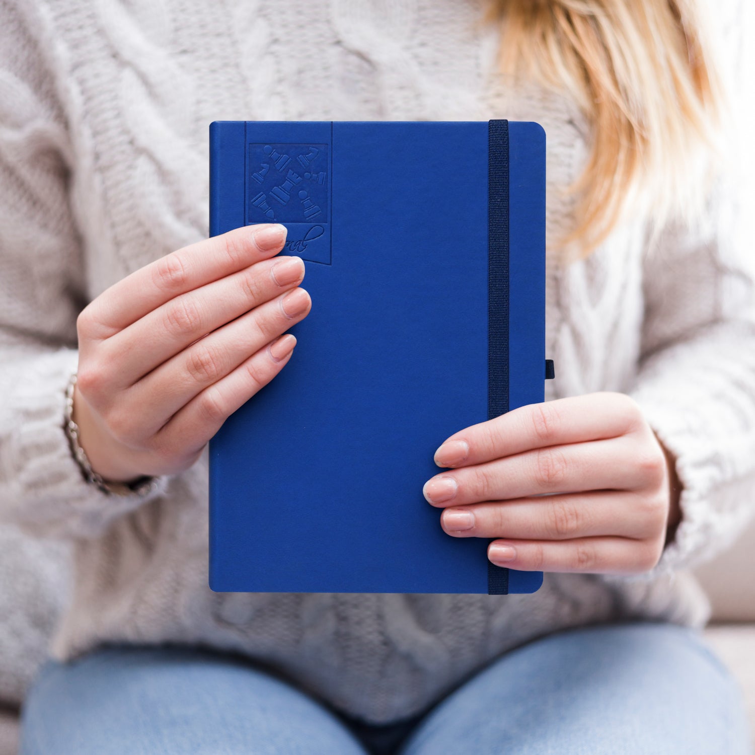 A5 Chess Works Privy Journal Notebook, 256 Pages (Blue)