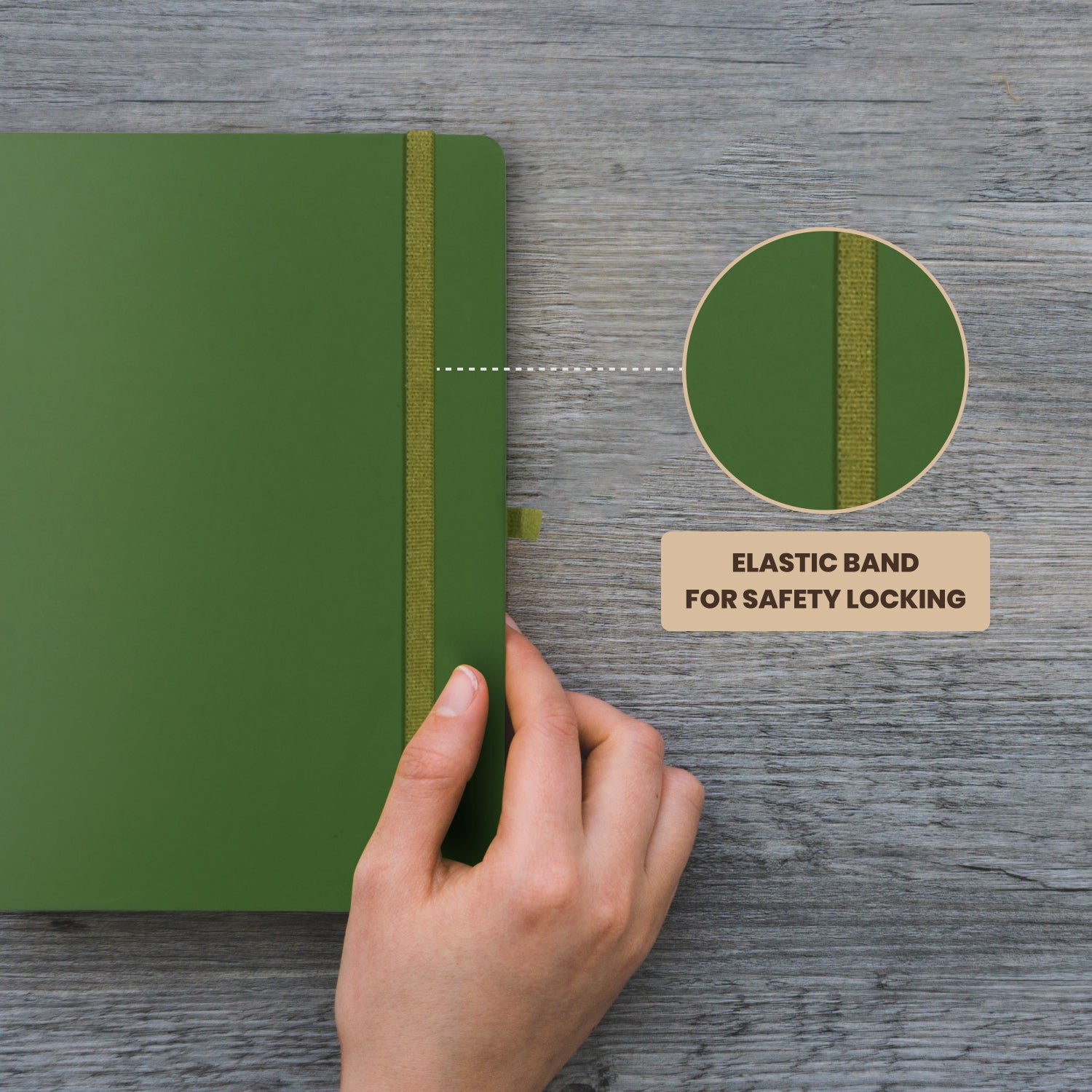 A5 Maestro Journal Notebook – Ruled Paper, 160 Pages (Green)