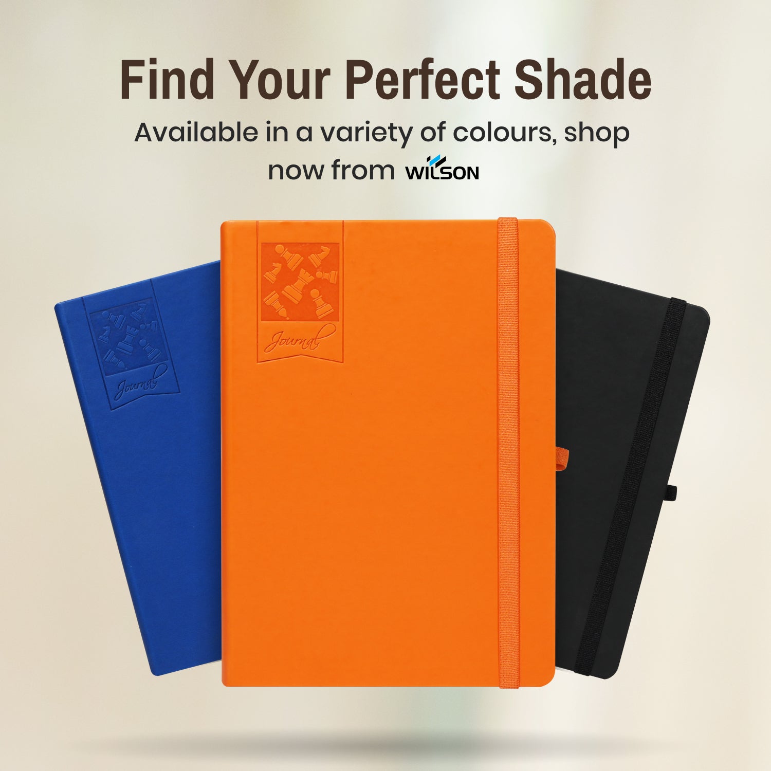 A5 Chess Works Privy Journal Notebook, 256 Pages (Orange)