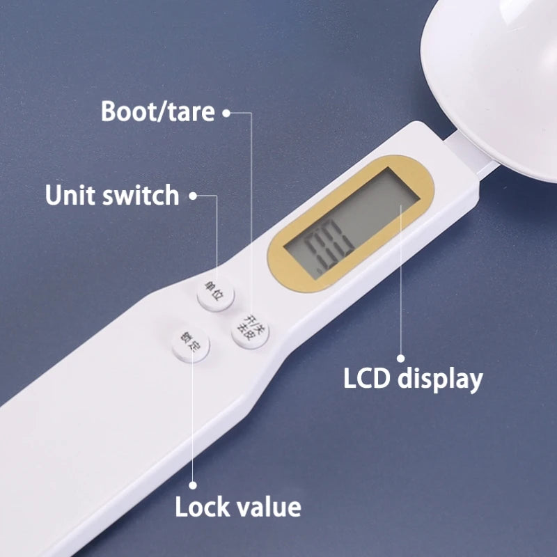 High-Precision Digital Weighing Spoon Scale with LED Display