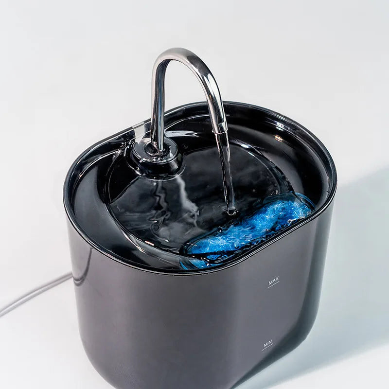 Stainless Steel Pet Water Fountain for Cats & Dogs – Automatic Cycle with Ultra-Silent Pump for Fresh, Filtered Drinking Water.