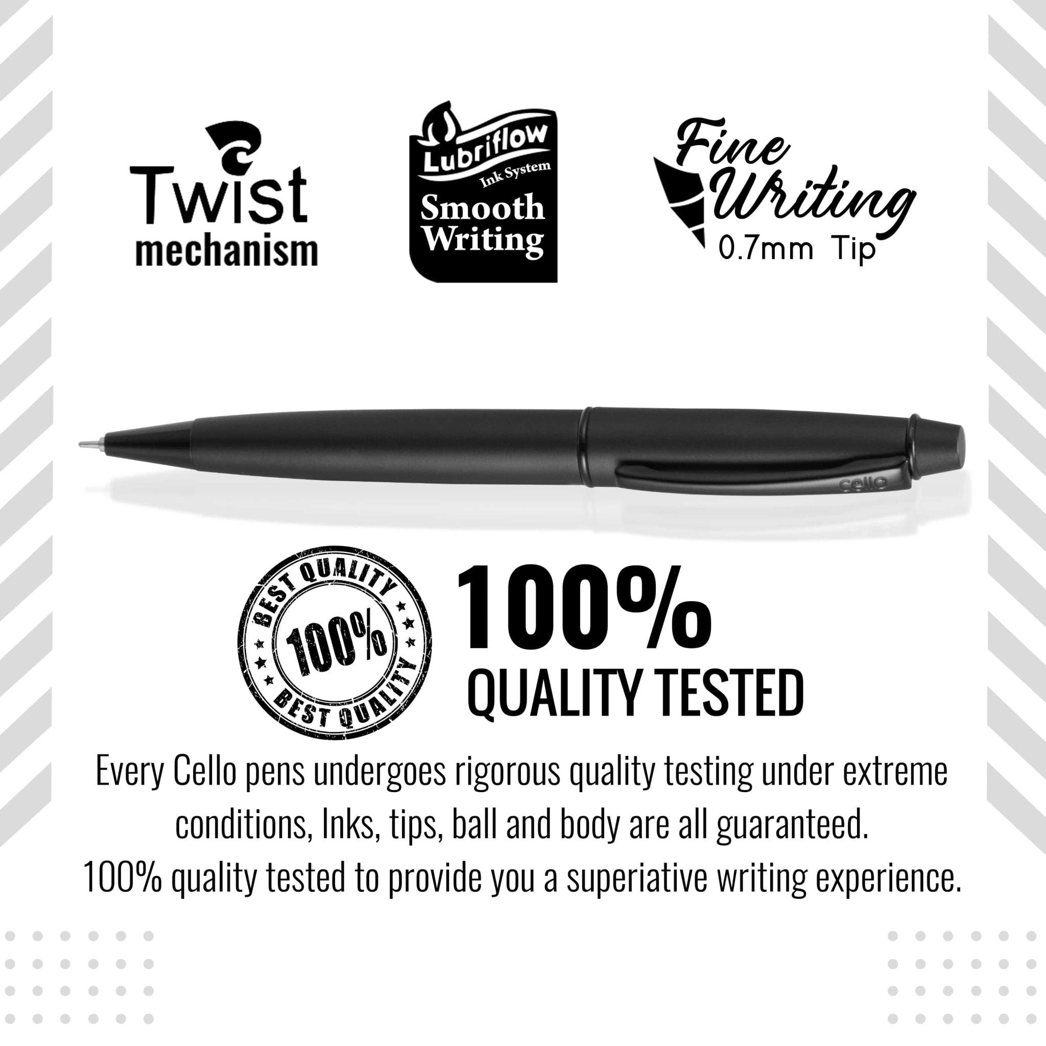 Cello Signature Carbon Ball Pen - Infinity Market