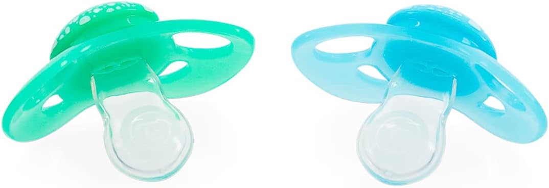 Twistshake 2X Orthodontic Pacifier, Baby Infant Soother, BPA, BPF, BPS Free, 6+ Months, Pastel Blue/Pastel Green - Infinity Market